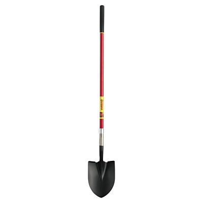 RAZORBACK LHRP SHOVEL W/FIBERGLASS HANDLE
